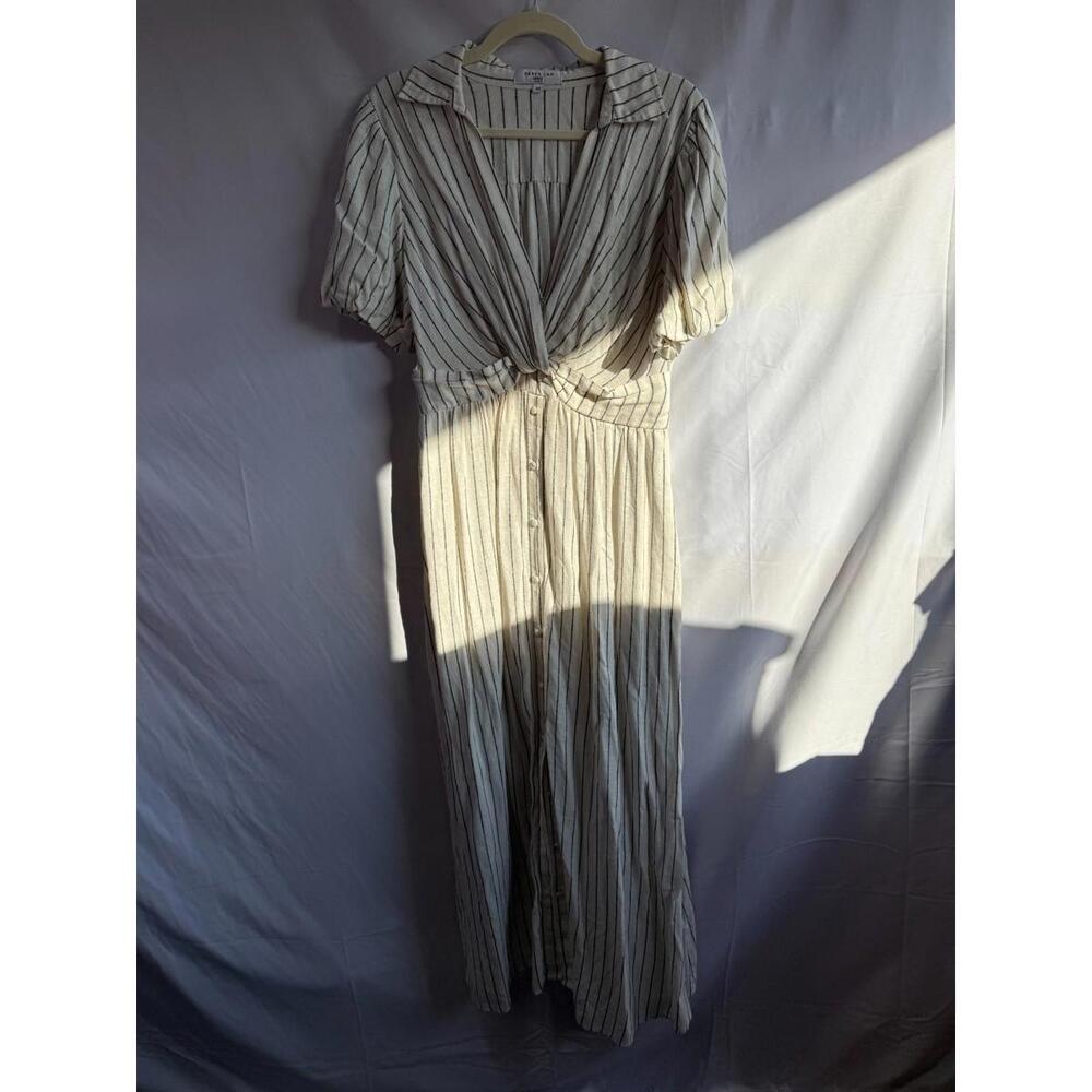 Derek Lam 10 Crosby x RTR White Knot Waist Shirt Dress Size 40 - Picture 3 of 6